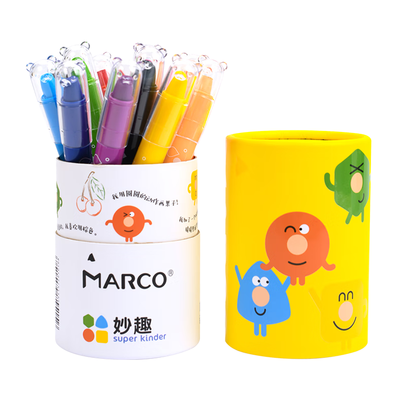 ���ɣ�MARCO��12ɫ����ת���ʳ�о�Ųʰ���װ�׶�ͯСѧ������Ϳɫ�ͻ�����������21.24Ԫ