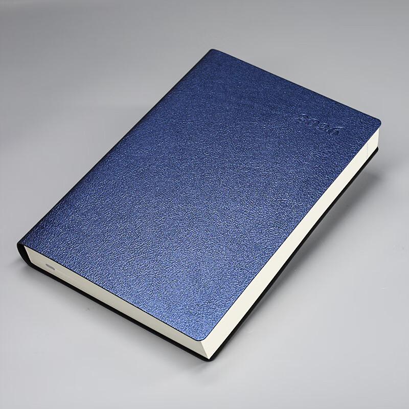 记忆印象 2026年效率手册365天A5日程本 每日计划 记事本B5每天一页计划本笔记本子文具定制logo A5星空蓝