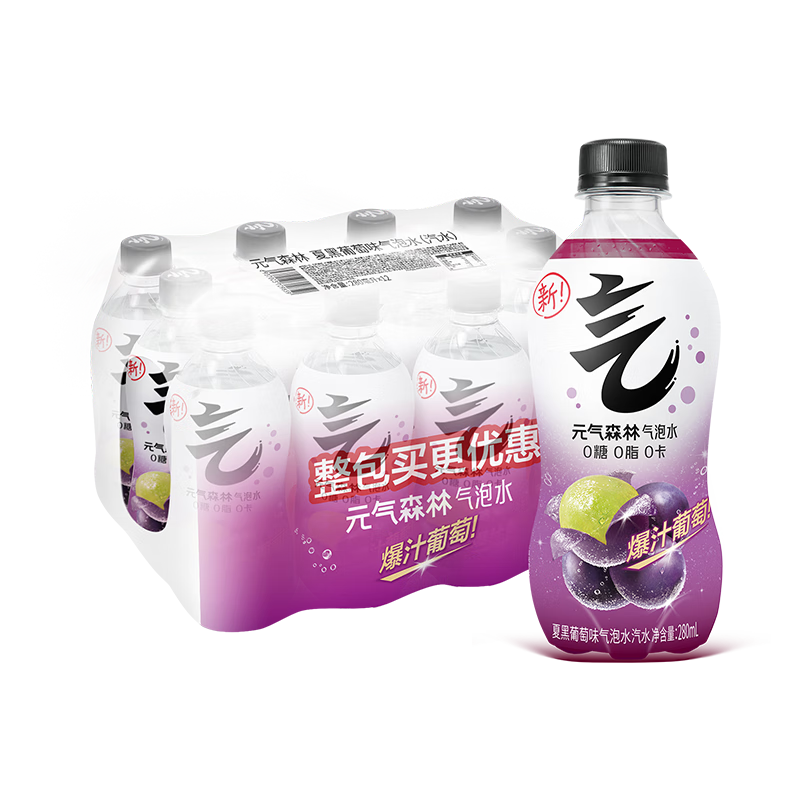 Ԫ��ɭ�� ����ˮ �ĺ�����ζ 280ml*12ƿ 0��0֬0�� 17.9Ԫ/������35.8Ԫ��