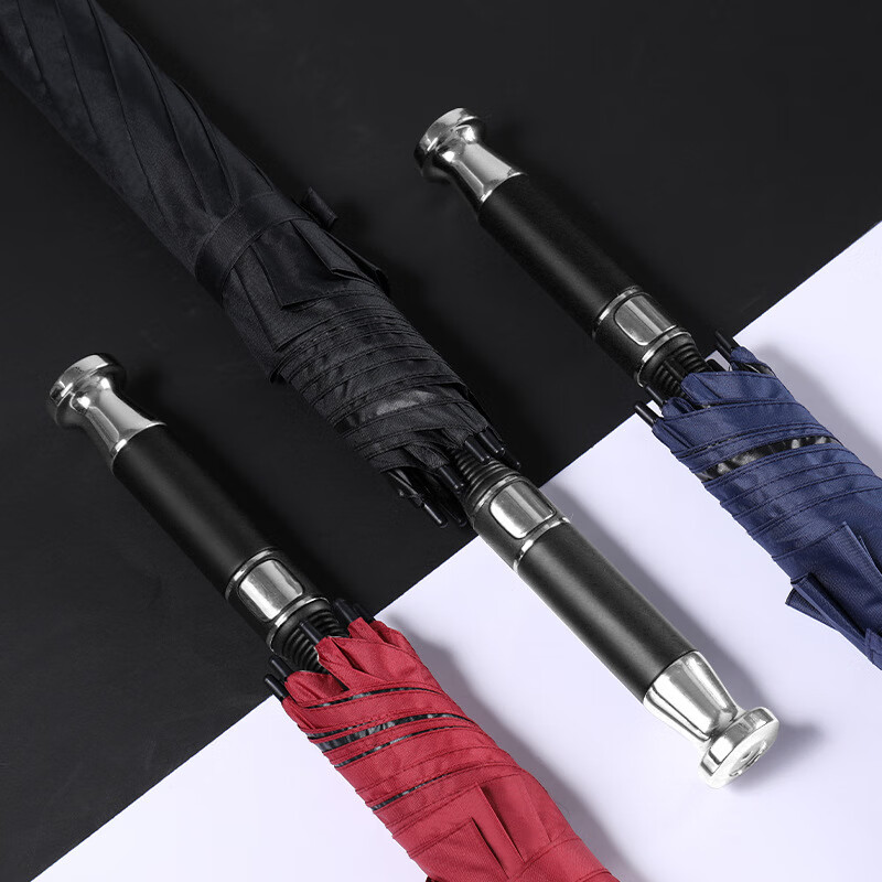 阿雨嗒嗒豪车劳斯来斯雨伞车标超大高尔夫黑胶遮阳伞 藏青带防水套超大高尔夫 一把