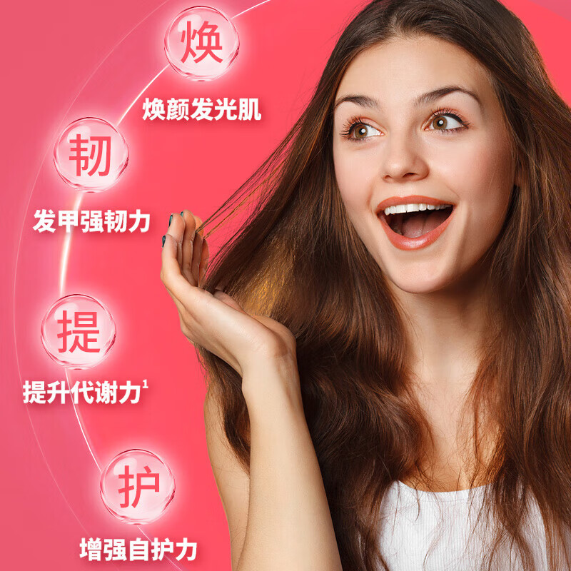 OLLY复合维生素软糖多维维生素B族维C维E维生素D3营养熬夜营养免疫力 养发护肤甲女性复合维生素 130粒*1瓶