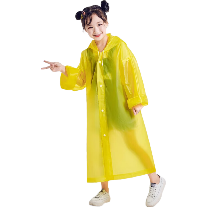 雨衣长款全身防暴雨成人儿童男女款户外登山旅游漂流一次性雨披 儿童款【小黄鸭1件】宽口EVA材质