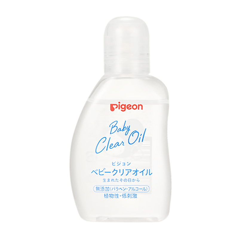 贝亲 小柚子日本pigeon贝亲抚触油润肤油宝宝按摩油山茶油橄榄油婴儿