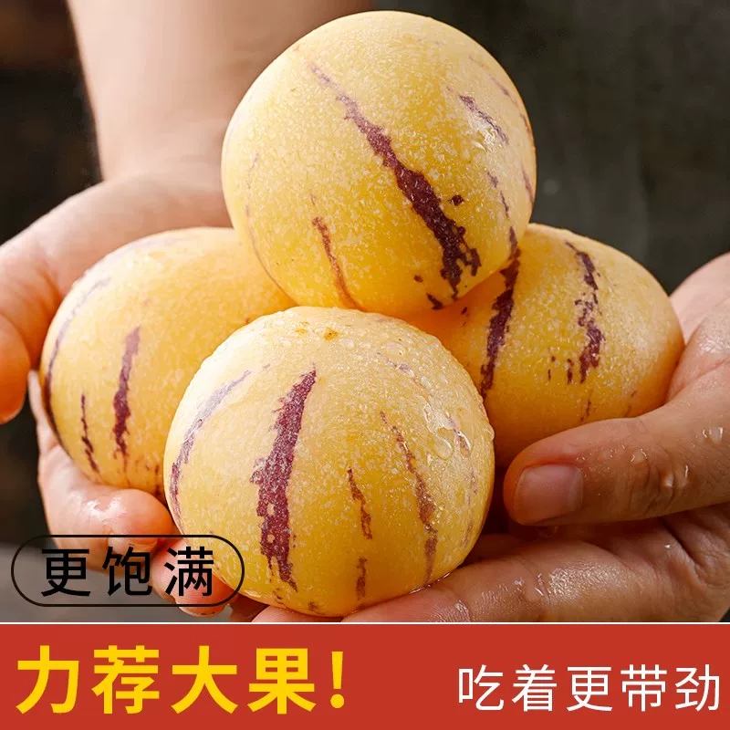 盛觅 云南人参果新鲜现摘应季黄肉心孕妇水果香甜整箱 带箱5斤净重4.5斤单果50-80g 自有果园