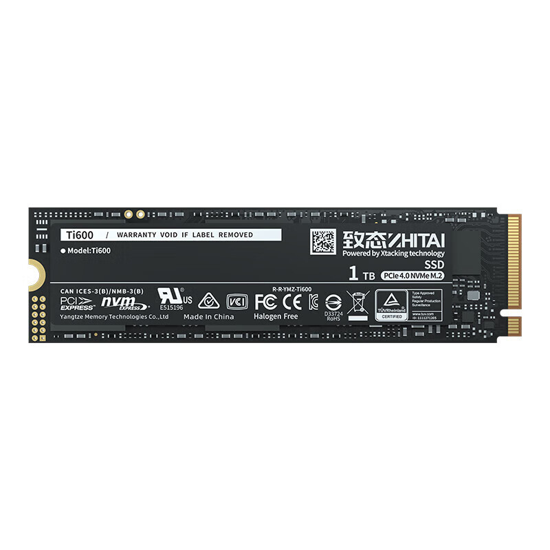 致鈦（ZhiTai）Ti600500G1T2T4TM.2NVMePCIe4.0固態(tài)硬盤SSD 2TB