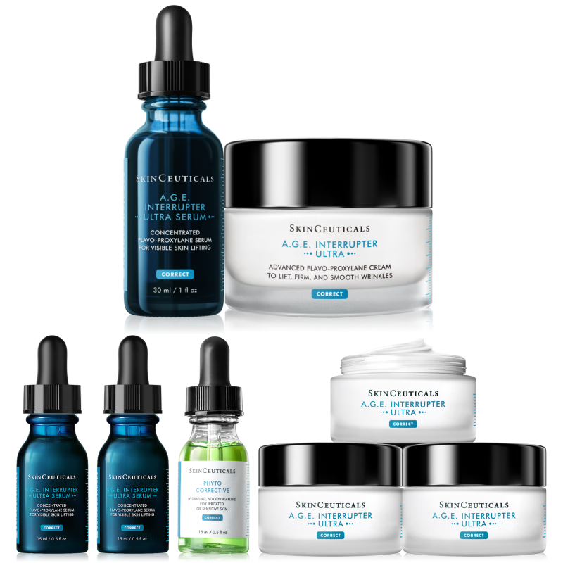 修丽可AGE精华30ml+AGE面霜48ml 抗老套装护肤品30%玻色因紧致生日礼物