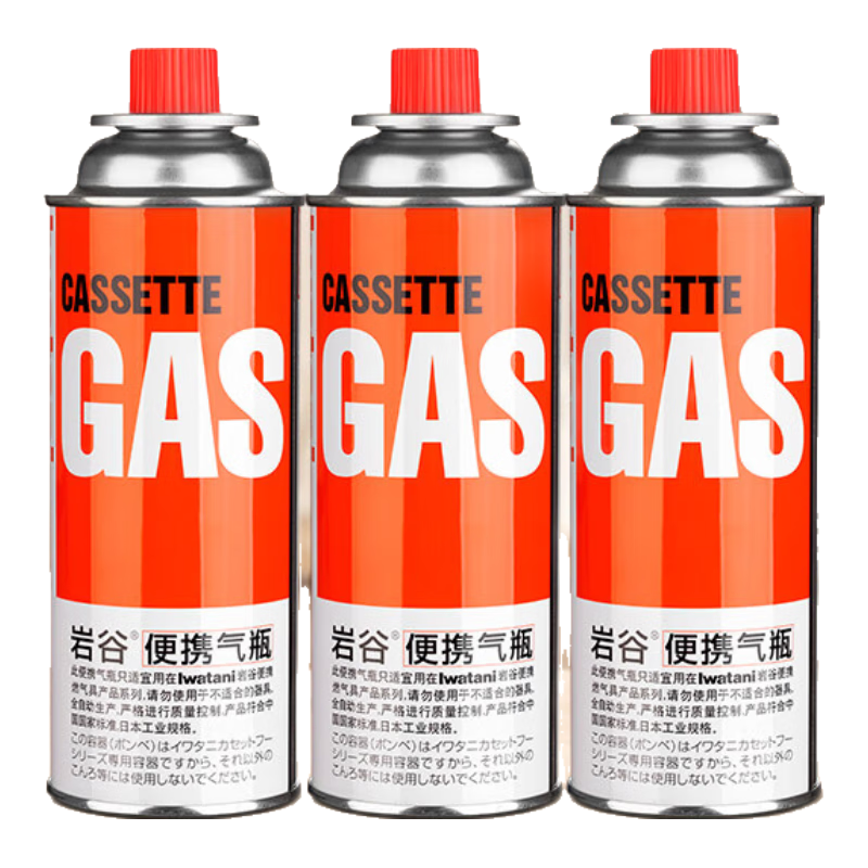 �ҹȣ�Iwatani����ʽ¯����ȼ��ú�����Я��ƿ250g����¯������˹����ް�ȫ���� �ҹ�250g*3+���ɴ� 33.1Ԫ