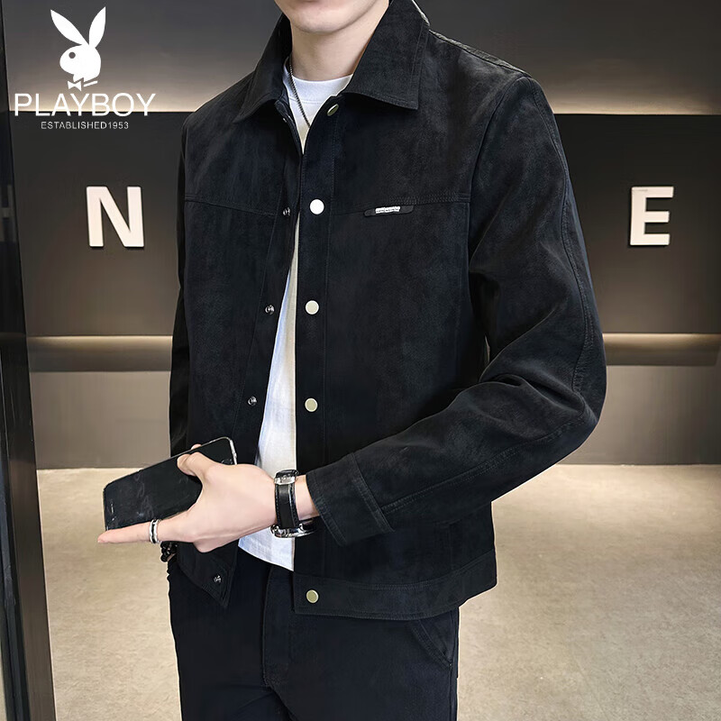 ���ڲ������������ӣ�PLAYBOY�����＾�п���2026�¿�Ʀ˧���Ƹ߼��з�����װ����������ʿ�·� ��ɫ����� 2XL ��140-155� 145Ԫ