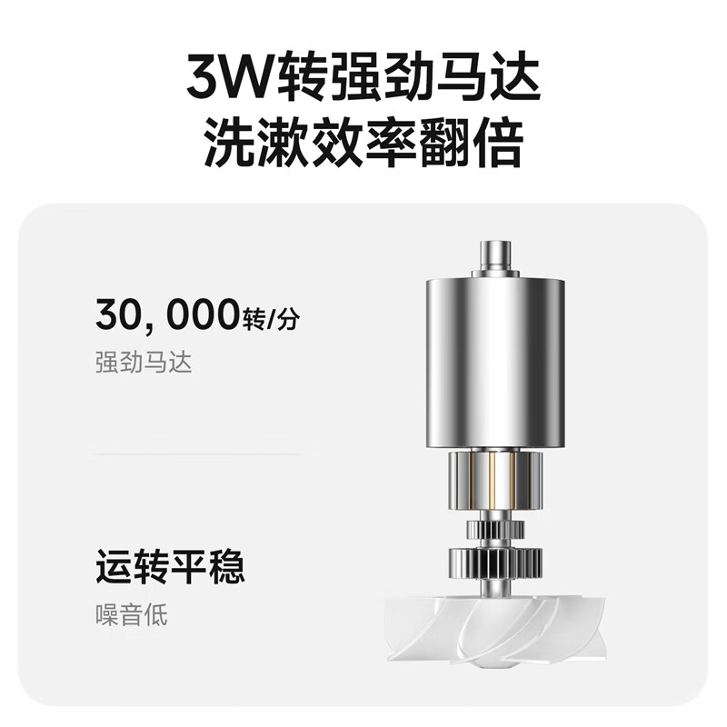 GBTW无线吹风机学生宿舍专用充电式不插电速干10万高速冷热风小功率美术联考电吹风 【3万转标配】白色/15600续航+100档强风
