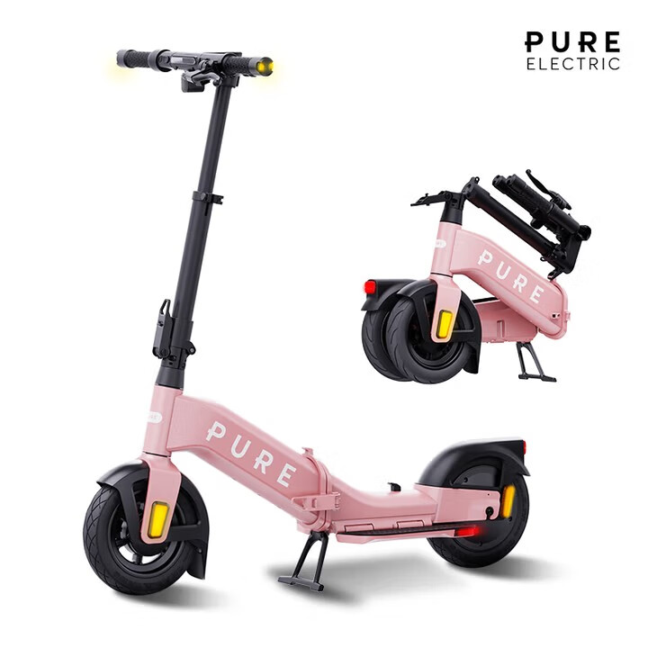 佩尚Pure Electric电动滑板车成人二轮折叠电动车小型轻便迷你代步车 Pure Advance Flex 芭蕾粉