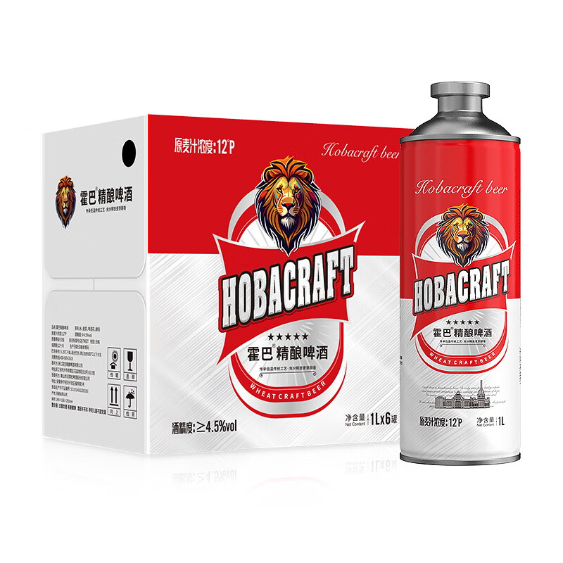 ���͵�ʽ����С���ơ��12��p 4.5%vol�ƾ��� 1L��Ͱװ������ơ��  ����6�ޣ�1L*6Ͱ�� 39Ԫ