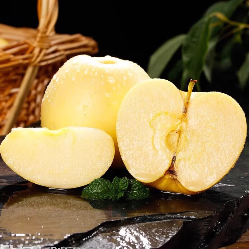 山东烟台奶油黄富士4.5斤