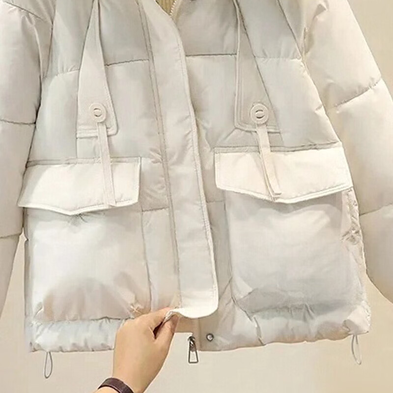 子牧棉麻2025冬装 女韩版棉服连帽开衫棉袄宽松加厚显瘦棉衣外套 子牧棉麻2025冬装 女韩版棉服连帽开衫棉袄宽松加厚显瘦棉衣外套