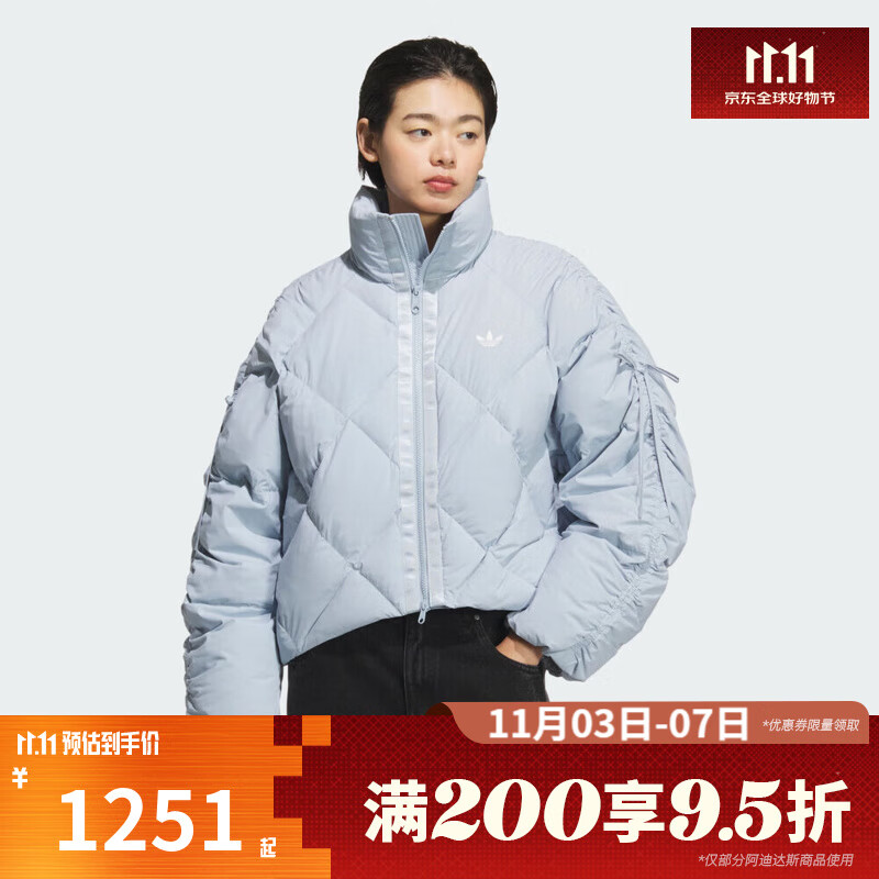 阿迪达斯（adidas）三叶草女子宽松运动休闲羽绒服KC2612 KC2612 M