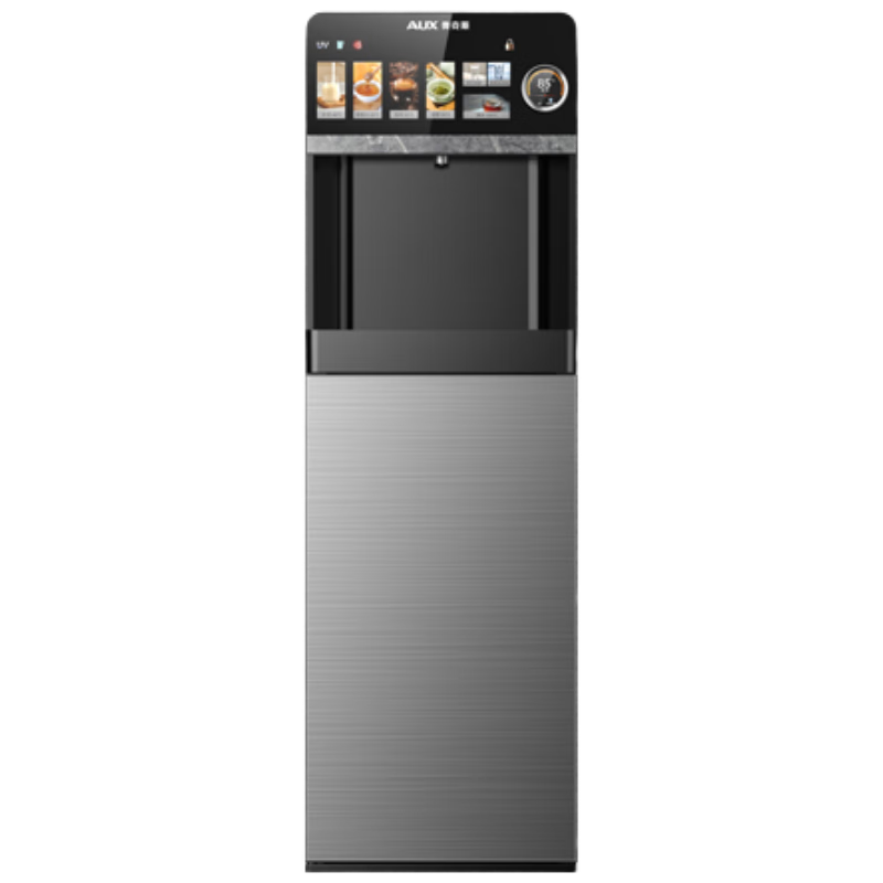 奧克斯(AUX)家用快速加熱飲水機 旋鈕調(diào)溫觸控屏顯即熱即飲下置灰色溫熱款YJX-02