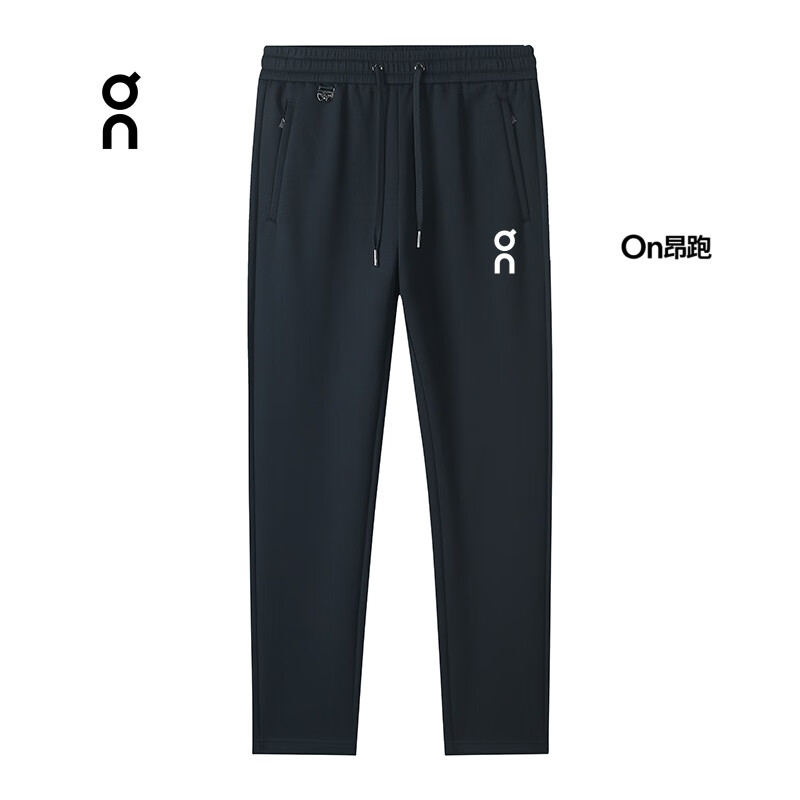 CLOUDSTRATUS【On】昂跑同款加绒保暖御寒秋冬男款运动休闲裤时尚百搭 941106 加绒 灰色色 2XL 建议体重160 -178斤