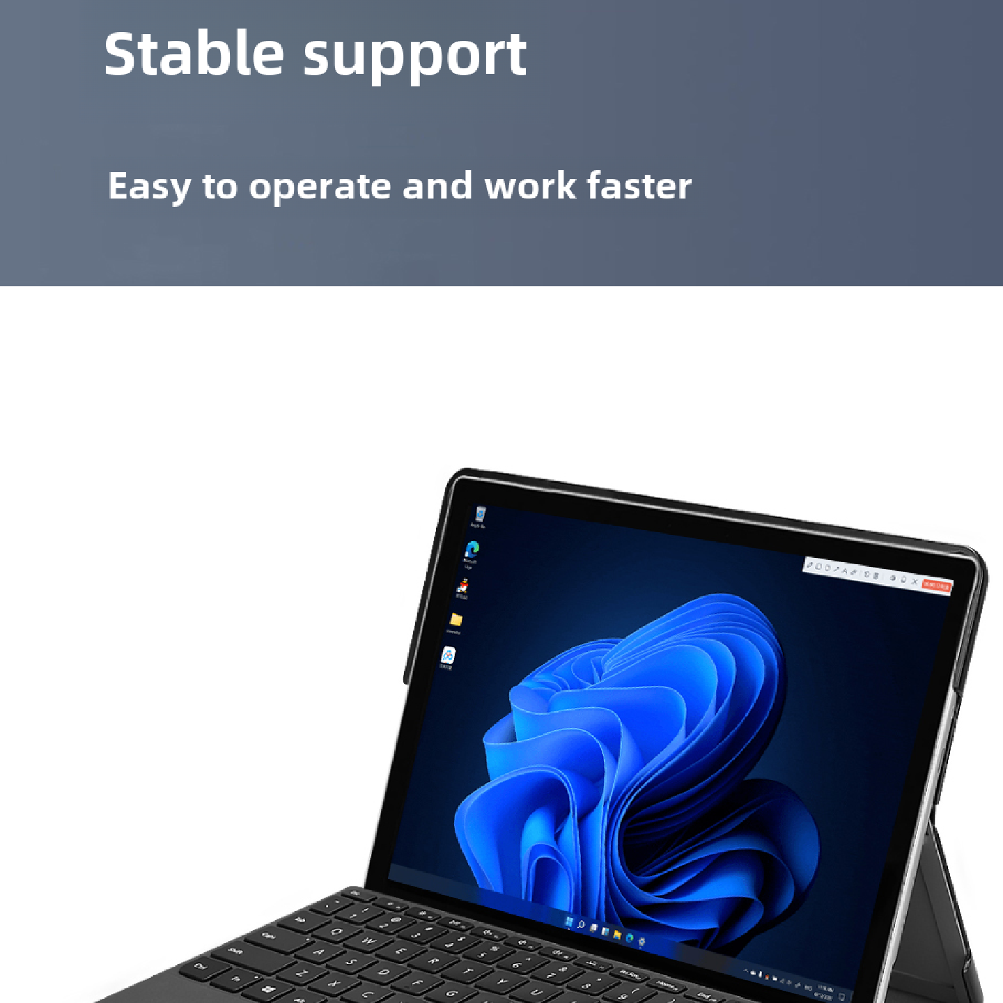 适用于MicrosoftSurfacePro8平板电脑外壳Surfacepro7 微软SurfacePro10 黑色