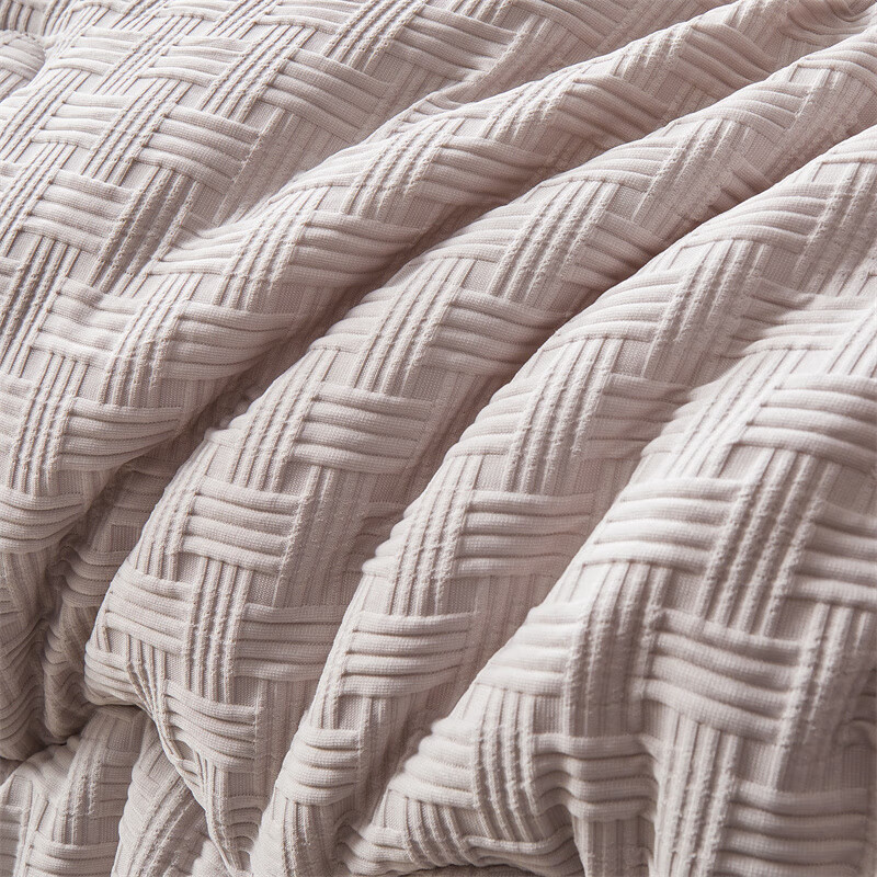 恒源祥蚕丝被100桑蚕丝加厚10斤冬被春秋被8斤棉被空调被二合一子母被芯 无染 月影灰 220x240cm 4+【8斤冬被】子母被