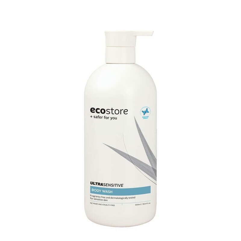 宜可誠(chéng)（Ecostore）現(xiàn)貨天然植物配方無(wú)香敏感沐浴露900ml溫和滋養(yǎng)孕婦可用 無(wú)香敏感（保質(zhì)期2026年12月） 900mL