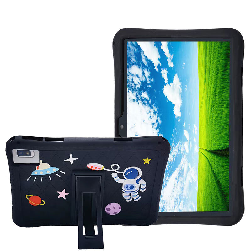 之宋外星人戴影e7平板学习机保护套防摔全包硅胶套带支架卡通外壳