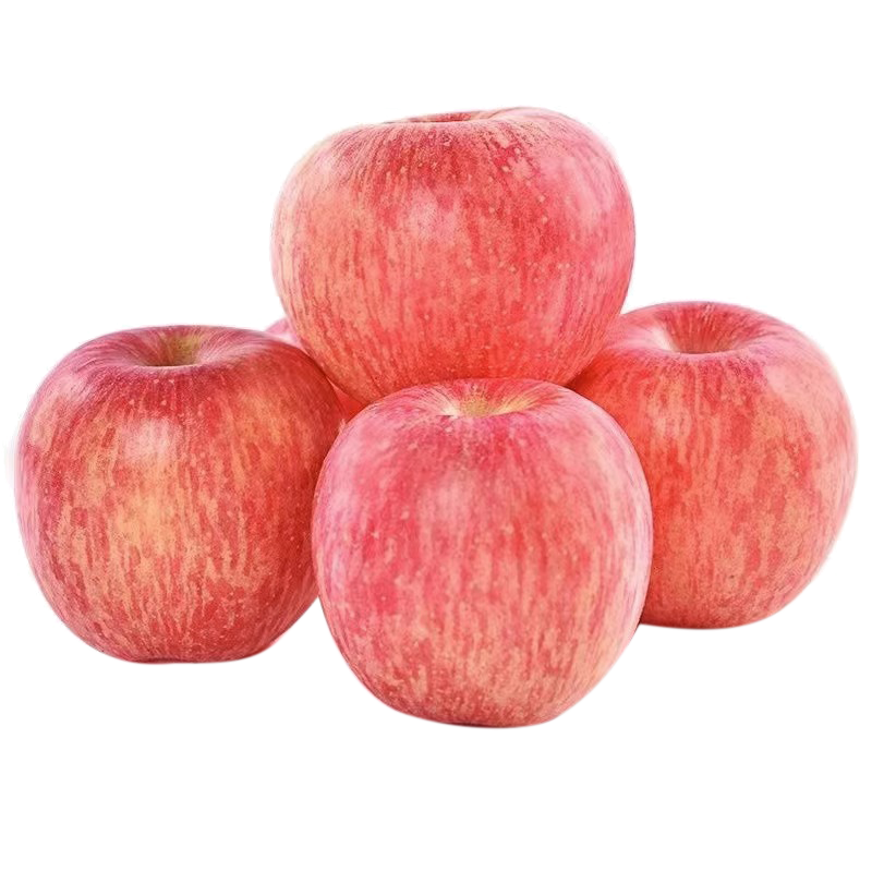 正宗山东烟台蓬莱红富士苹果 带箱1斤75mm+