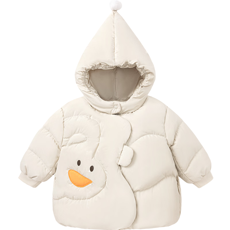 迷你巴拉（minibala）[三防]男女童羽绒服宝宝可爱造型连帽外套2025冬