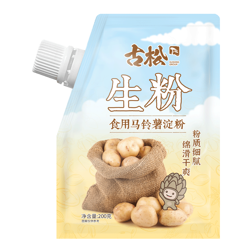古松烘焙原料 土豆马铃薯淀粉200g 带嘴 烹调勾芡 品牌始于1998