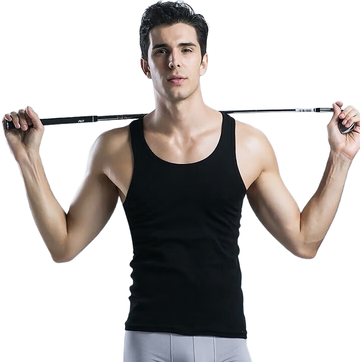 ���ޱ�����ʿ��׿���ȫ���˶��������ĵ������������п��ڴ����� ��ɫ100%���� 2XL ����140-160��8.8Ԫ(��4.4Ԫ/��)