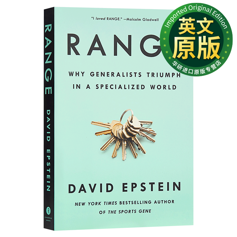 英文原版 range: why generalists triumph in a 英文版