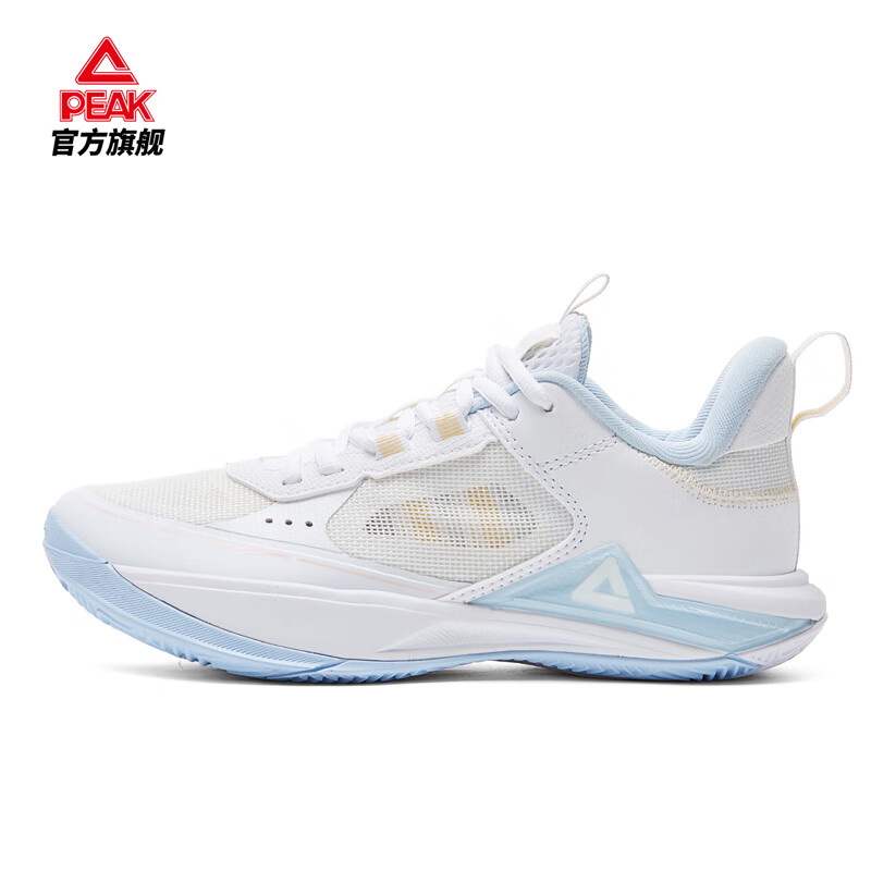 匹克（PEAK）态极游侠3篮球鞋男夏季新款外场耐磨抓地实战球鞋低帮运动鞋男 大白/优兰-【女款】 39