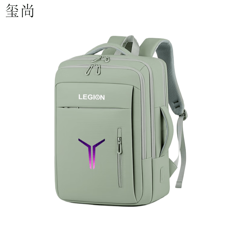 玺尚适用2025联想拯救者Y9000P Y7000P电脑包16寸笔记本双肩背包R9000 全新款粉色+炫红新Y上白字 气囊防护 15.6英寸 ~16英寸 可放机械键盘