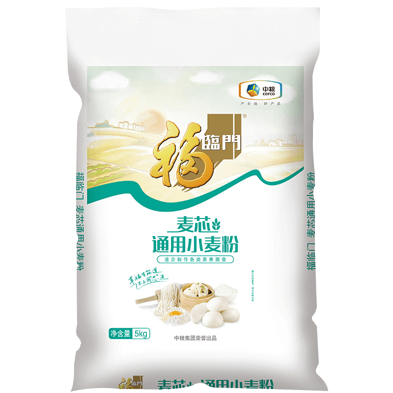 福临门面粉 麦芯通用小麦粉 中筋粉 10斤