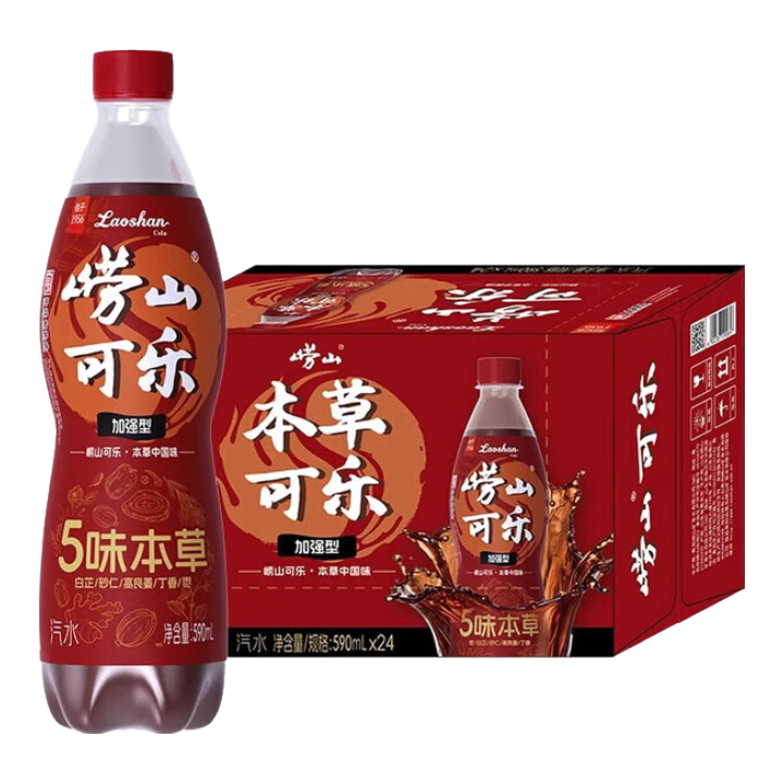 ��ɽ���μ����Ƽ��������ˮ��ǿ�� ̼������  PETƿװ590ml*24ƿ 91.22Ԫ