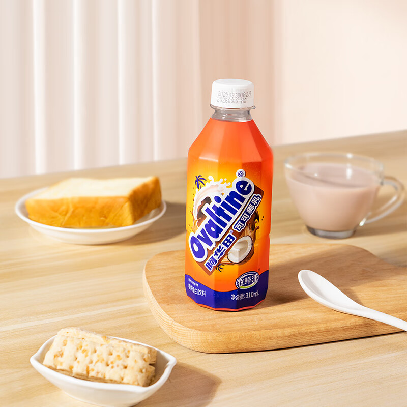 牧鲜津阿华田可可椰乳310ml*6瓶装可可椰汁饮品饮料 310ml*6瓶