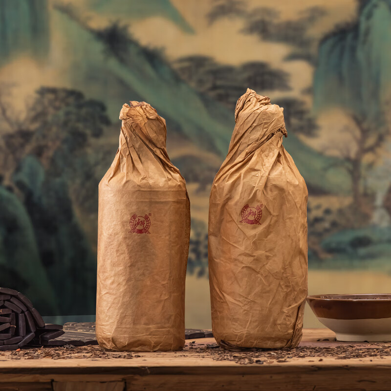 泸州老窖股份出品 原酿天典9N 浓香型白酒 高端绸布礼盒 商务送礼 52度 500mL 2瓶 礼盒装(赠礼袋)