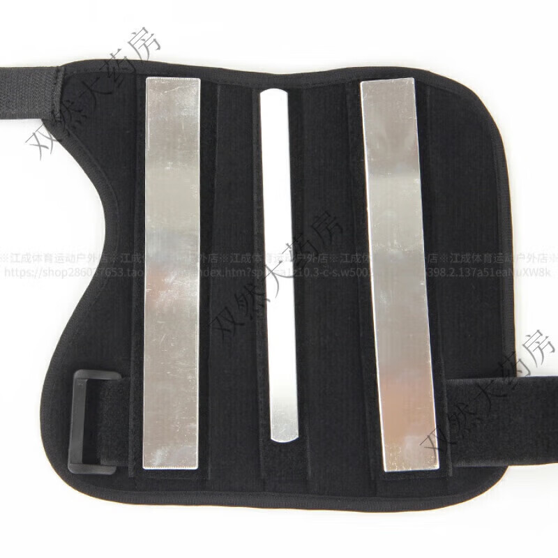 通用掌骨外固定支具 掌骨固定支具成人手掌腕指关节脱位扭伤夹板支撑  黑色(左手一只装)