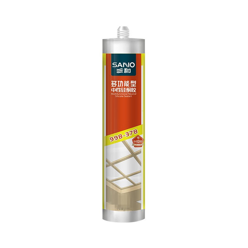 三和(sano) 三和998 中性硅酮玻璃胶 通用耐候密封结构胶 透明瓷白