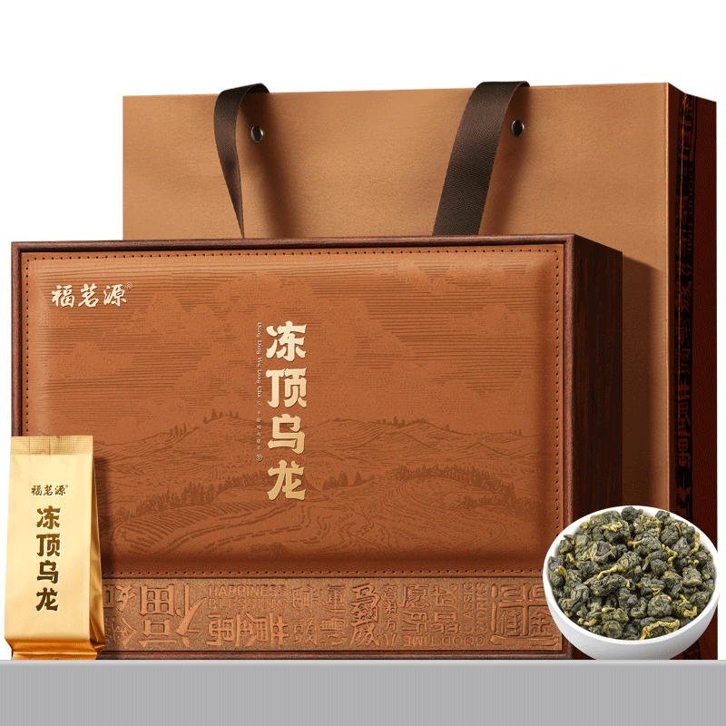 福茗源正宗臺灣凍頂烏龍茶 特級2025新茶臺式高山茶葉禮盒250g源頭直發(fā)