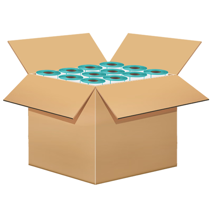 火鸡 （TURKEY）三防热敏标签纸20-100mmE邮宝打印纸不干胶标签贴纸 条码打印纸整箱 100*120-250张【20卷】竖版