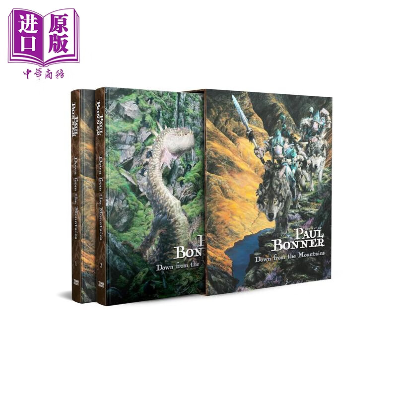 预售 保罗邦纳艺术集 山灵觉醒 作品集 The Art of Paul Bonner Down from Mountains 英文原版 Paul Bonner