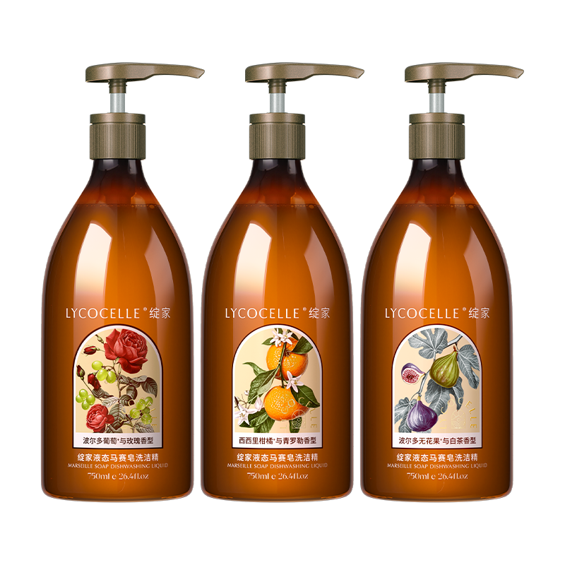 ����Һ̬������ϴ�ྫ750ml*3������+�޻���+õ�壩ʳƷ������ȥ����