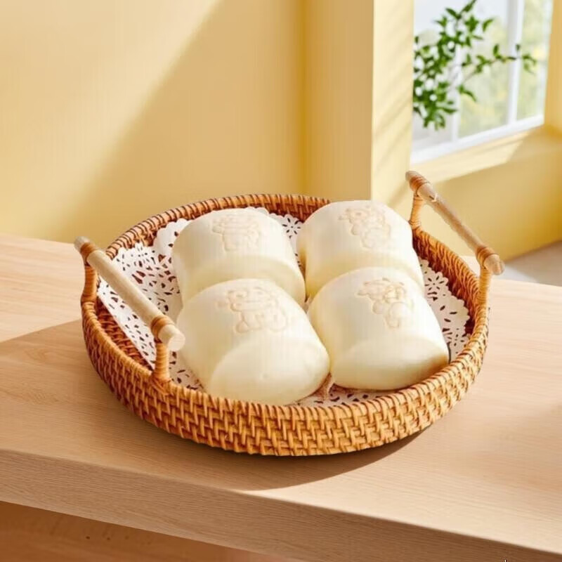 舒汇（SHUHUI）牛小白牛奶手撕红糖馒头紫米紫薯包儿童学生家庭早餐冷冻面点 紫米紫薯包390g*1包+牛小白210g*2包+红糖馒头510g1包