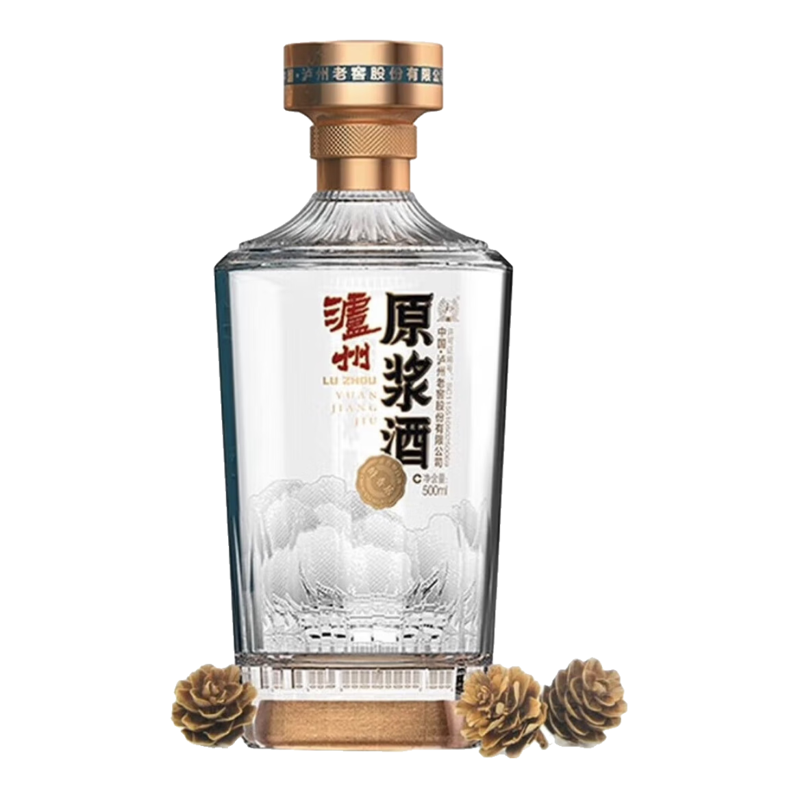 泸州老窖泸州原浆酒 浓香型白酒 商务接待52度500ML 纯粮名酒 宴请  52度 500mL 2瓶 含礼袋