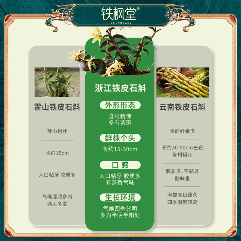 铁枫堂铁皮石斛原浆饮官方正品雁荡山有机石斛鲜熬30ml*7袋礼30ml*30袋 铁枫堂铁皮石斛原浆30ml*7袋*1盒