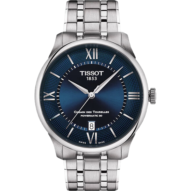 天梭（TISSOT）瑞士手表 杜鲁尔机械男表情人节送礼T139.807.11.048.00龚俊同款