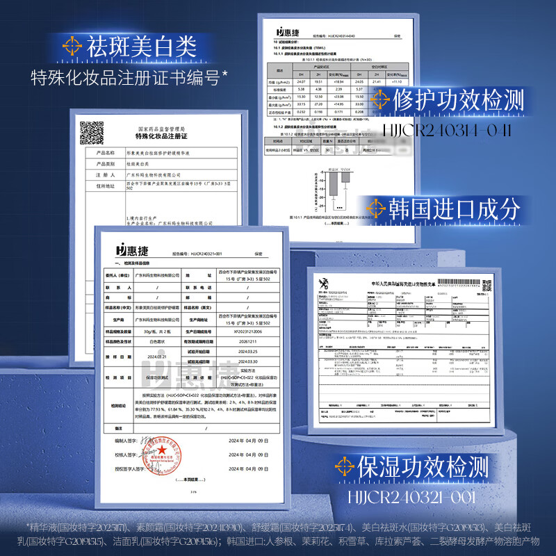 形象美美白祛斑修护舒缓套装面部护肤礼盒男女士 【美白榜推荐】六件套
