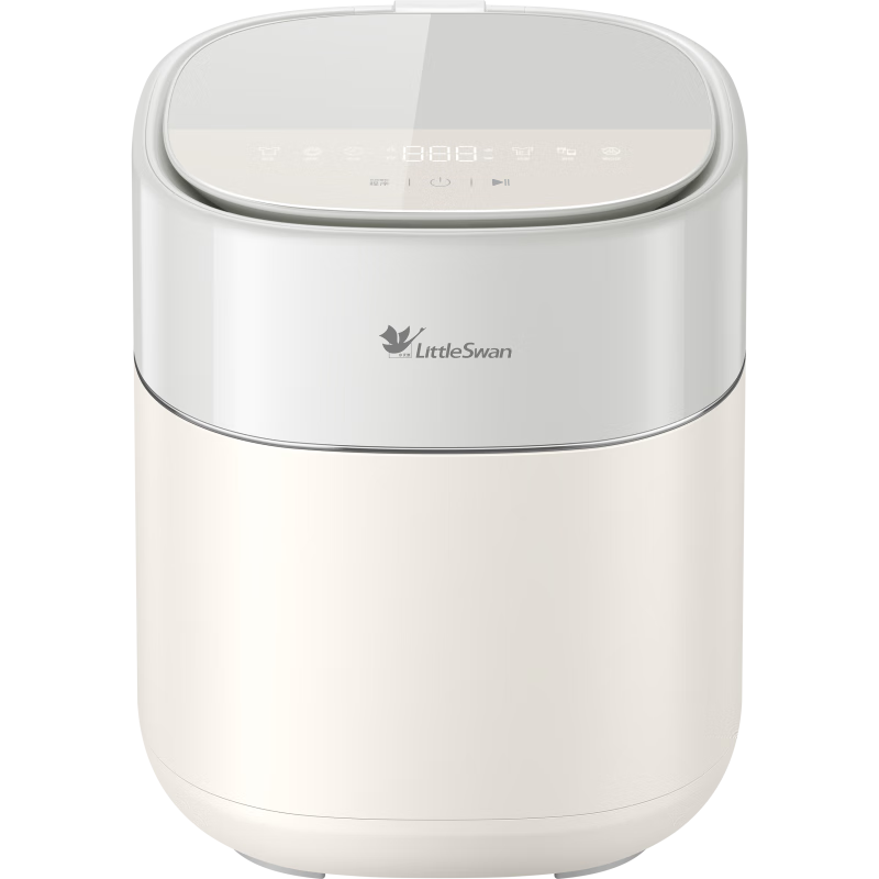 小天鹅（LittleSwan）内衣洗衣机全自动 懒人洗衣机 婴儿小型迷你 0.5KG 蒸汽除菌 真丝专洗 【极地舱Mini】 TNB5-78E