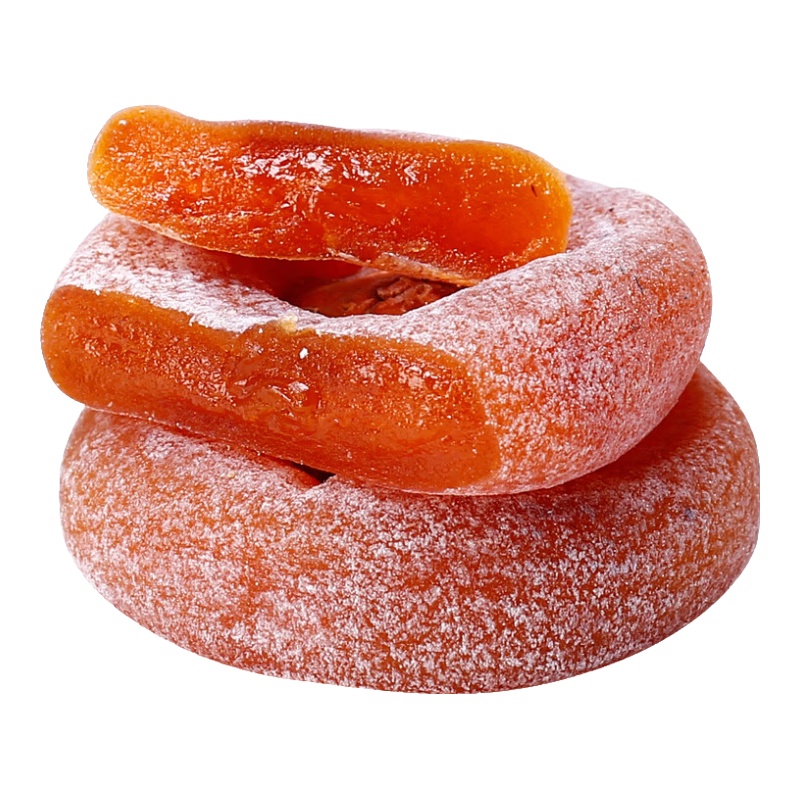 义江缘流心柿饼非特级非陕西富平农家自制办公室休闲零食柿饼中秋礼盒  【整箱2斤】糖心圆柿饼1000g