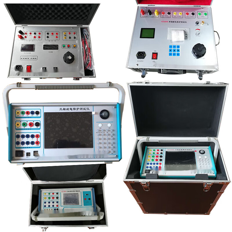 三相微机继电保护仪校验装置/三相电压电流各2组单相一纸证明 单相