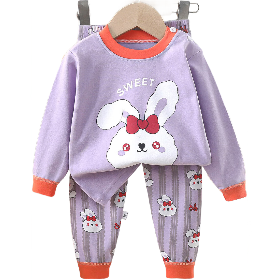 儿童内衣套装纯棉男童秋衣秋裤宝宝衣服保暖女童家居服秋装童装 A24-小象 【A类纯棉】 130 （建议身高115-125/无肩扣）